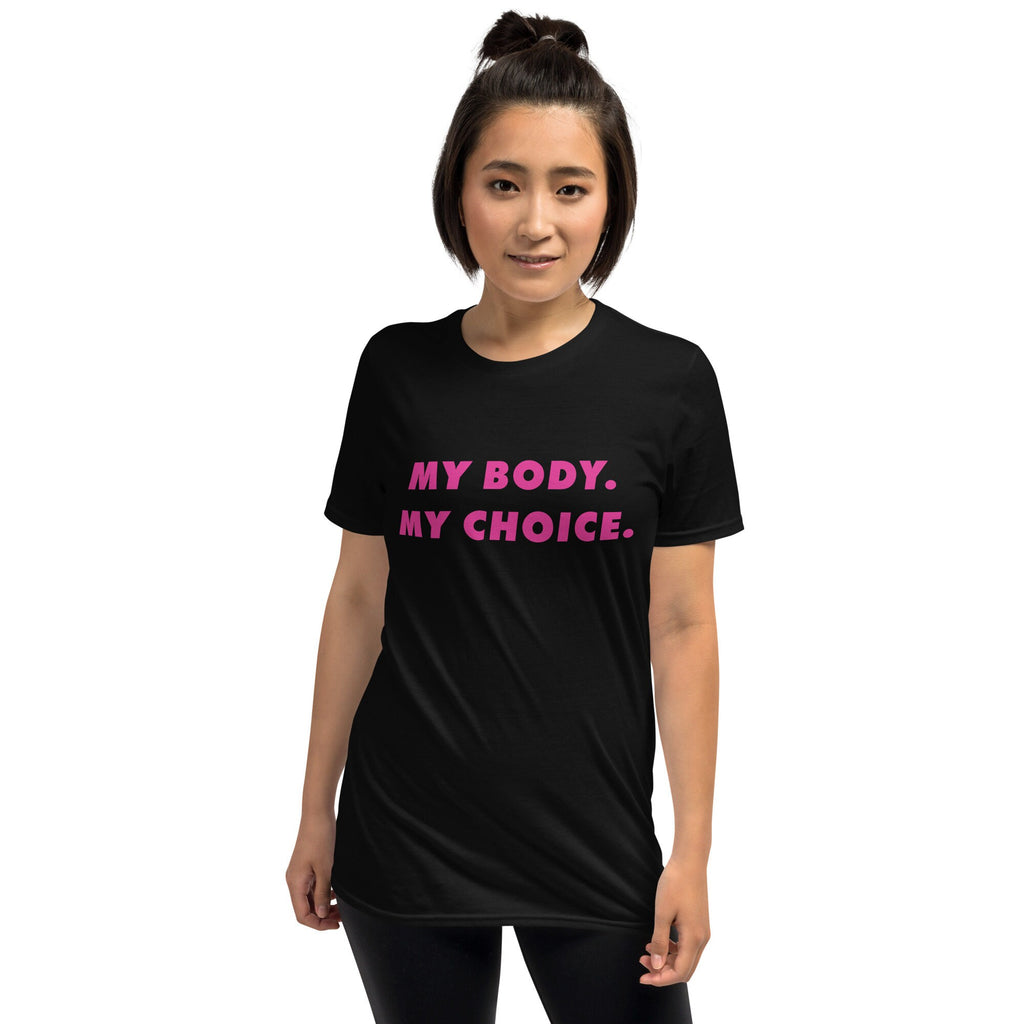 My Body My Choice Liberal Progressive Democrat Pro-Choice Shirt Gift Pink